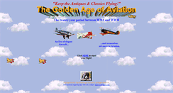 Desktop Screenshot of goldenageofaviation.org